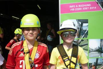 Abseilen vom Olympiadach 3