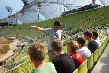 Abseilen vom Olympiadach 20